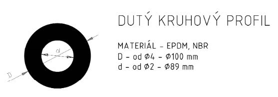 dutý kruhový profil